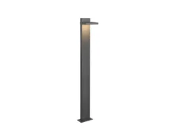 LED Wegeleuchte HORTON in Anthrazit, Kopf drehbar, IP54, Höhe 100cm