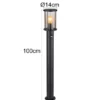 LED Wegeleuchte mit Bewegungsmelder aus Edelstahl mit Rauchglas, H: 100cm