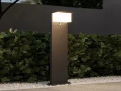 LED Wegeleuchte NESTOS mit Bewegungsmelder Anthrazit, Höhe 80cm