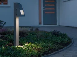 LED Wegeleuchte POTENZA, Aluminium Schwarz, Höhe 100cm