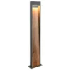 LED Wegeleuchte SALMON in Anthrazit & Holzoptik, Höhe 100cm