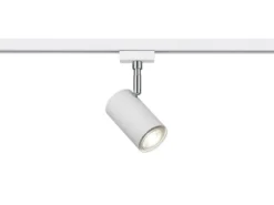 Lichtschienensystem Weiß mit 5 Spots & Einspeisung 4-adrig, Länge 202,5cm