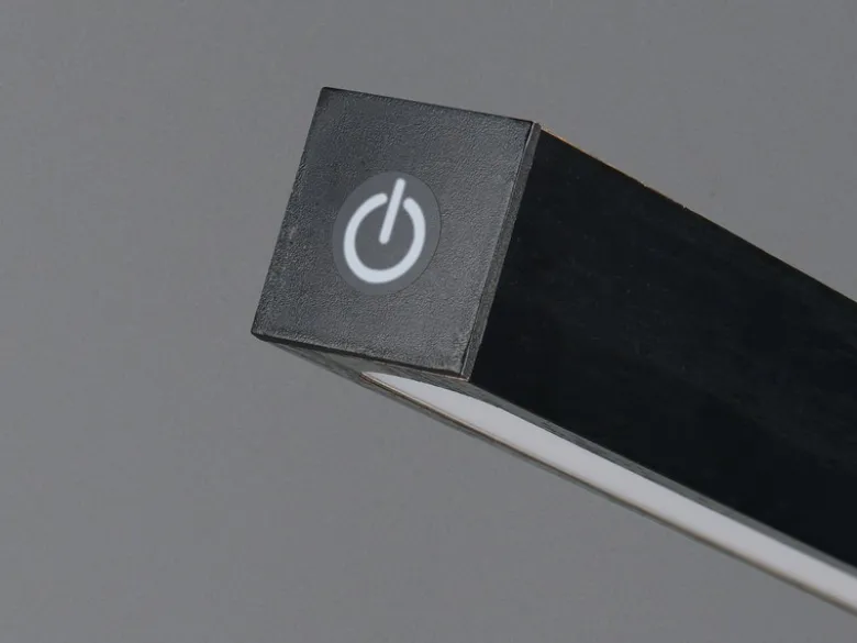Magnetische Akku Schreibtischlampe SKIP Schwarz, dimmbar, Höhe 37cm