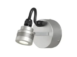 Massiver Aluminium Wandspot MONZA, schwenkbar, 160 Lumen, IP54