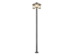Mastleuchte CAVADO Außen Kandelaber 3-flammig, Anthrazit, Höhe 220cm
