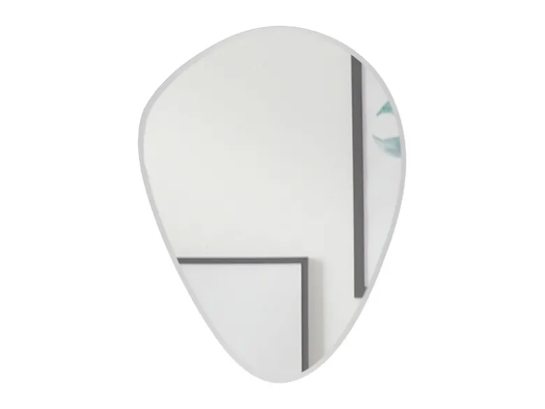 Minimalistischer Wandspiegel ISABELLA mit Facettenschliff 30x40cm