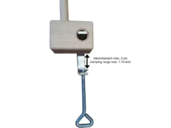 Mobilehalter Holz - 100 % Naturprodukt - mit fröhlichem Mobile SUM SUM