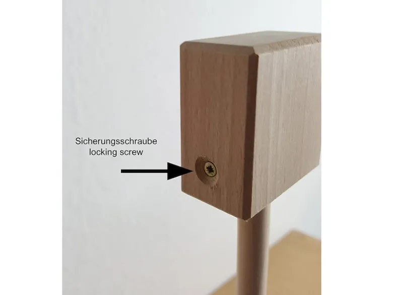 Mobilehalter Holz - 100 % Naturprodukt - mit fröhlichem Mobile SEGELSCHIFFE