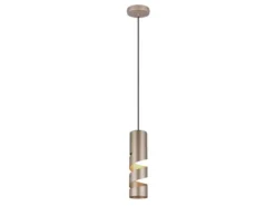 Moderne kleine Pendelleuchte STREAM 1-flammig aus Metall in Coffee, Ø 12cm