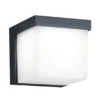 Moderne LED Außenwandlampe YANGTZE Anthrazit IP54 - Außenbeleuchtung Haus