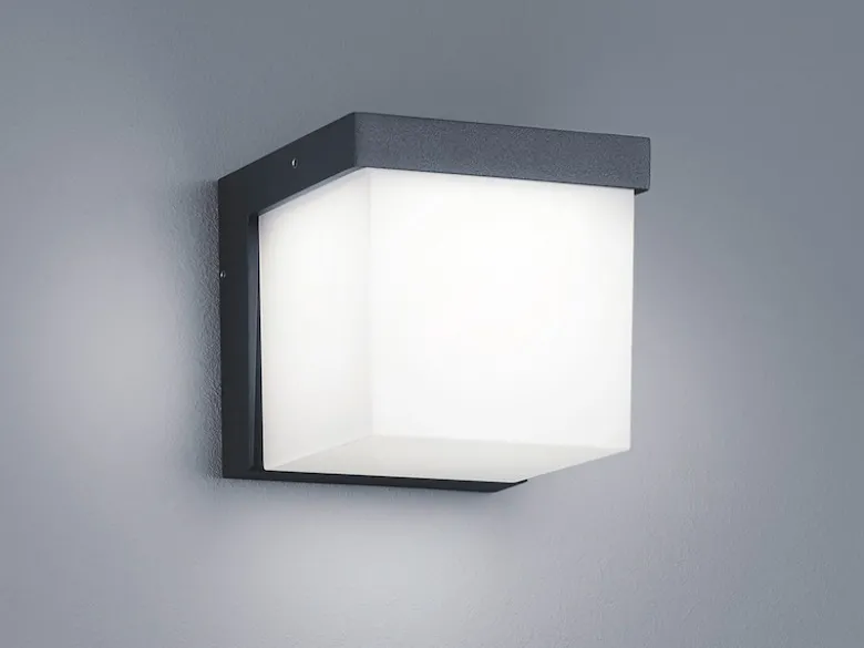 Moderne LED Außenwandlampe YANGTZE Anthrazit IP54 - Außenbeleuchtung Haus