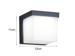 Moderne LED Außenwandlampe YANGTZE Anthrazit IP54 - Außenbeleuchtung Haus