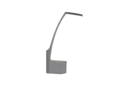 Moderne LED Außenwandleuchte BEJA aus Aluminium in Anthrazit, Höhe 22,5cm