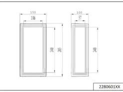 Moderne LED-Außenwandleuchte TIMOK, anthrazit, IP54, inkl. E27 LED Leuchtmittel