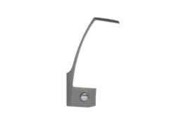 Moderne LED Außenwandleuchte BEJA mit Bewegungsmelder in Anthrazit, Höhe 22,5cm