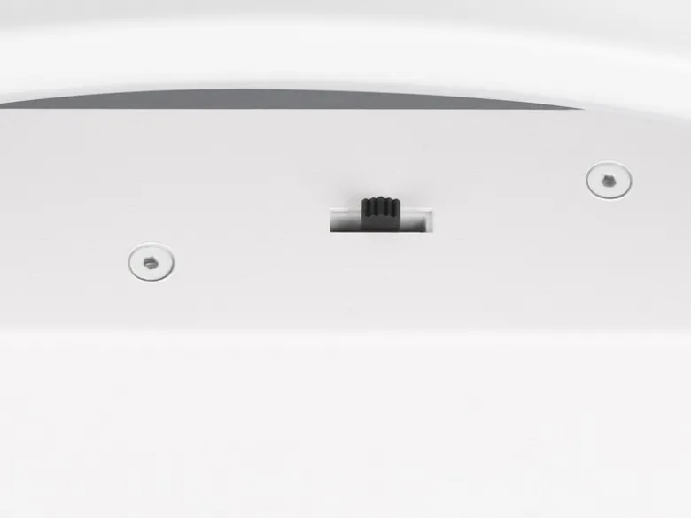 Moderne LED Deckenleuchte DARVIN dimmbar in Weiß, Breite 64cm