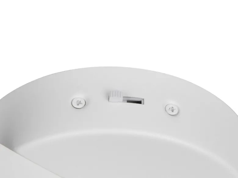 Moderne LED Deckenleuchte NAPOLI Weiß, dimmbar mit 2 Glaskugeln, Breite 70cm