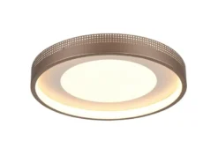 Moderne LED Deckenleuchte SOLEA getrennt schaltbar, Coffee Ø 40cm