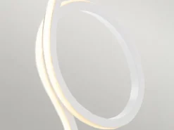 Moderne LED Deko Tischlampe FLAMINGO Weiß, Höhe 50cm