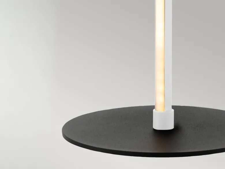 Moderne LED Deko Tischlampe FLAMINGO Weiß, Höhe 50cm