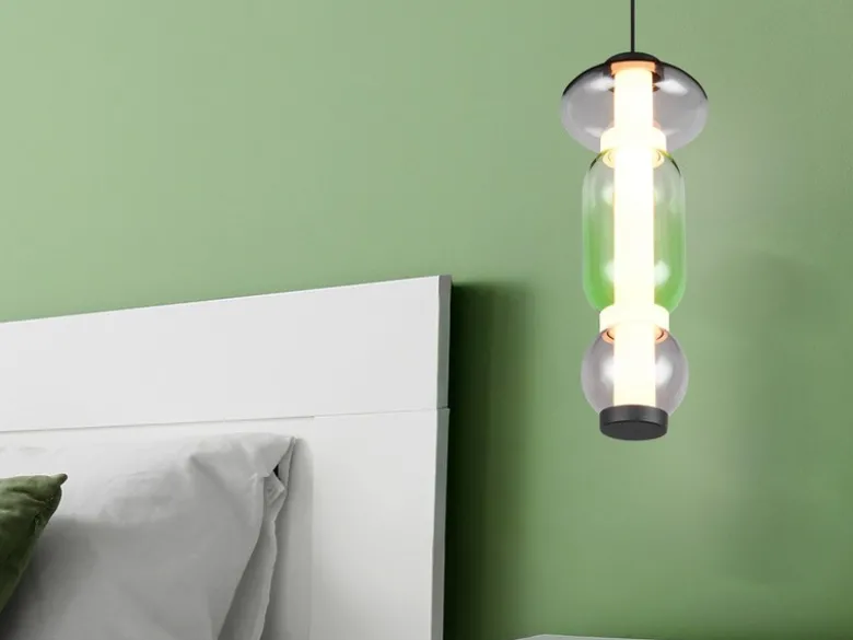 Moderne LED Pendelleuchte MINERVA 1-flammig, höhenverstellbar Ø 15,5cm