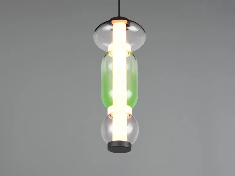 Moderne LED Pendelleuchte MINERVA 1-flammig, höhenverstellbar Ø 15,5cm