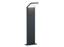 Moderne LED Pollerleuchte PEARL aus Aluminium Anthrazit, Höhe 50cm