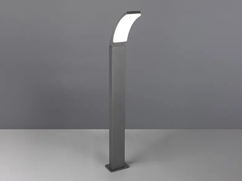 Moderne LED Wegeleuchte BEJA aus Aluminium in Anthrazit, Höhe 100cm