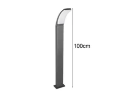 Moderne LED Wegeleuchte BEJA aus Aluminium in Anthrazit, Höhe 100cm