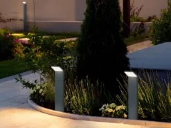 Moderne LED Wegeleuchte PEARL aus Aluminium Anthrazit, Höhe 100cm