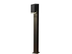 Moderne Pollerleuchte POLLUX in Schwarz, Höhe 100cm
