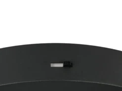 Moderner LED Deckenstrahler ROMEO mit 5 schwenkbaren Spots Schwarz Ø 30cm