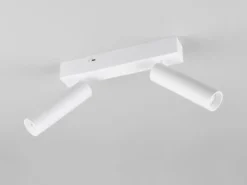 Moderner LED Deckenstrahler AMBALA dimmbar 2-flammig Weiß, Breite 26cm
