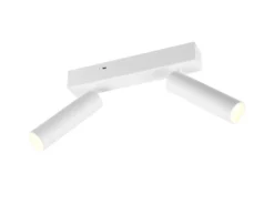 Moderner LED Deckenstrahler AMBALA dimmbar 2-flammig Weiß, Breite 26cm
