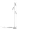 Moderne Stehlampe SOKA mit 3 schwenkbaren Spots, Hellgrau, Höhe 150cm
