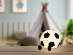 Nachtlicht KALLE Fußball Lampe dimmbar per USB aufladbar, mit Timer, H: 10m