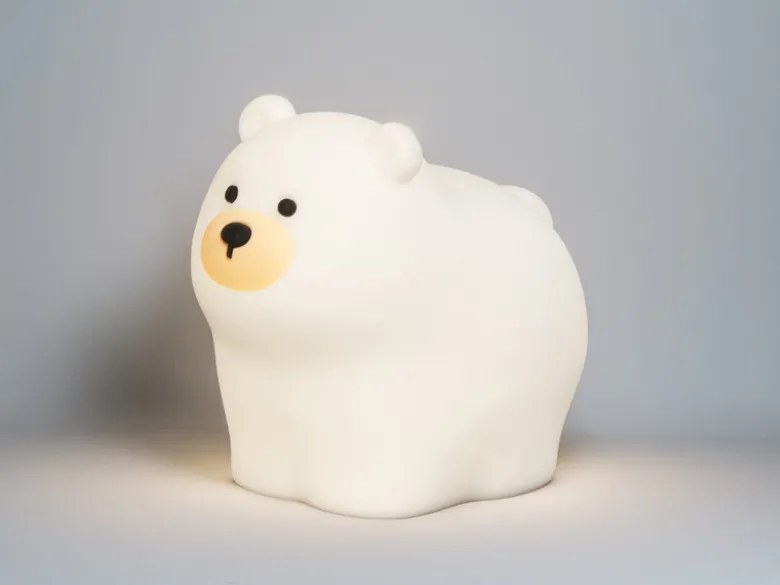 Nachtlicht KNUT dimmbar per USB aufladbar, mit Farbwechsel & Timer, Höhe 11cm
