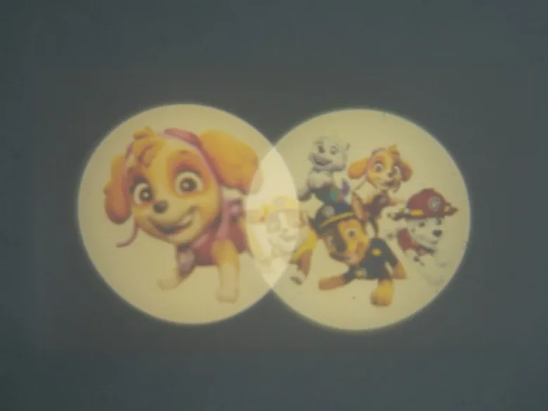 Nachtlicht PAW PATROL (3 Motive) Projektor für die Kinderzimmer Steckdose H 10cm