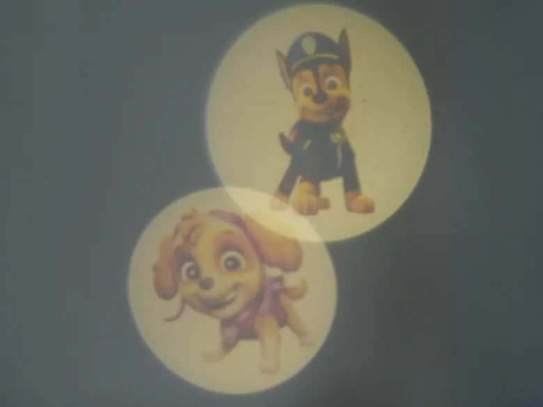 Nachtlicht PAW PATROL (3 Motive) Projektor für die Kinderzimmer Steckdose H 10cm