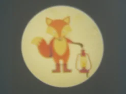 Nachtlicht WALDTIERE (3 Motive) Projektor für die Kinderzimmer Steckdose H 10cm