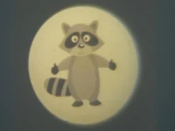 Nachtlicht WALDTIERE (3 Motive) Projektor für die Kinderzimmer Steckdose H 10cm