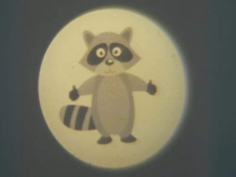 Nachtlicht WALDTIERE (3 Motive) Projektor für die Kinderzimmer Steckdose H 10cm
