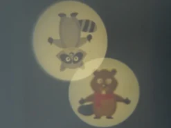 Nachtlicht WALDTIERE (3 Motive) Projektor für die Kinderzimmer Steckdose H 10cm