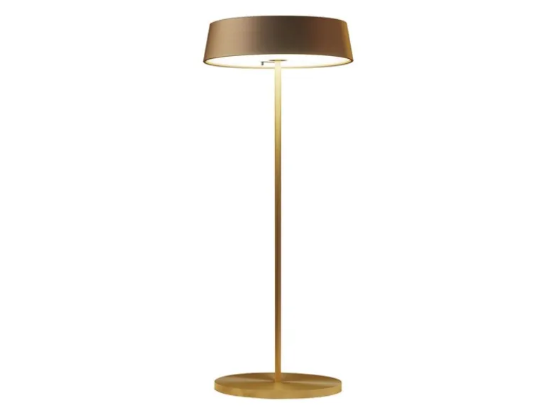 Outdoor Akku LED Tischleuchte COCKTAIL Gold, Dimmbar Höhe 29,5cm