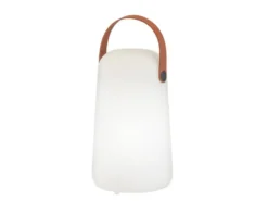 Outdoor Akku Tischlampe COLLGAR mit Fernbedienung & RGB, Höhe 21cm