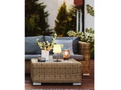 Outdoor Akku Tischlampe GARDEN ohne Kabel mit RGB Höhe 29cm