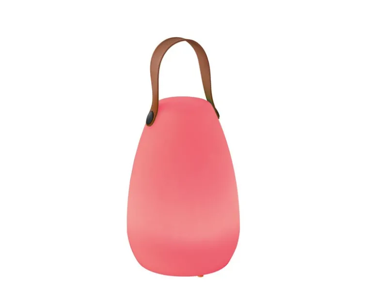 Outdoor Akku Tischlampe RUBY ohne Kabel mit RGB Farbwechsel, Höhe 20cm