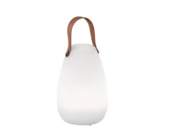 Outdoor Akku Tischlampe RUBY ohne Kabel mit RGB Farbwechsel, Höhe 20cm
