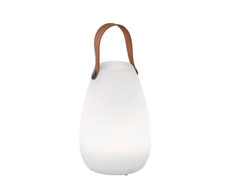 Outdoor Akku Tischlampe RUBY ohne Kabel mit RGB Farbwechsel, Höhe 20cm