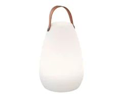 Outdoor Akku Tischlampe RUBY ohne Kabel mit RGB Farbwechsel 26cm